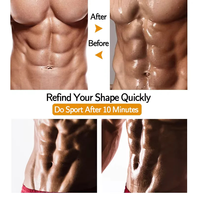 Slimming Sauna Suit for Men Waist Trainer Vest Zipper Shaper Fat Burning Sweat Workout Trimmer Sportswear Heat Trapping Tops